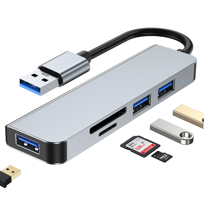 OMT 멀티 USB허브 3.0 5in1 SD카드 리더기 OUH-U5IN1
