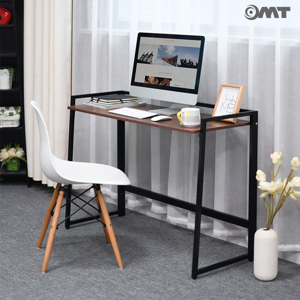 OMT 대형사이즈 접이식 원목 컴퓨터 테이블 책상 ONA-JY100