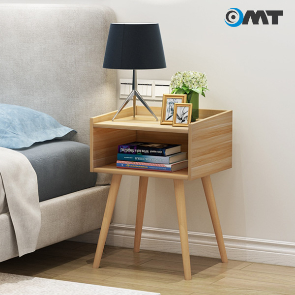 OMT 2단 원목 침대 협탁 거실 테이블 선반 OTB-Z8 침대 테이블 쇼파 테이블