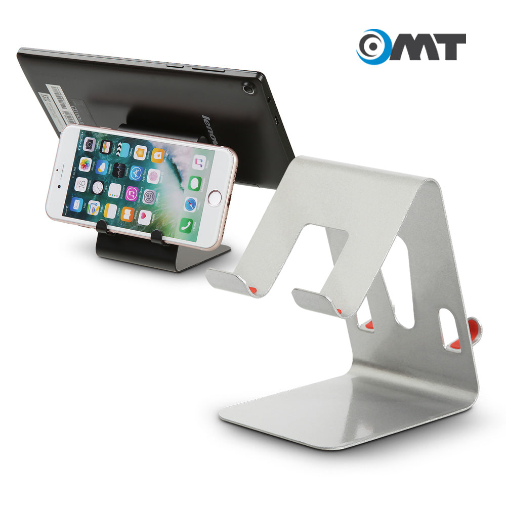 OMT OSA-500 메탈 휴대폰 거치대 가로세로활용 태블릿겸용