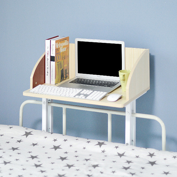 OMT 침대 고정용 사이드 컴퓨터 노트북 테이블 책상 ONA-6020 철제 원목 공간활용 사이드테이블