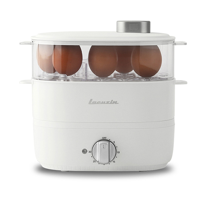 계란삶는기계 달걀 전기찜기 에그 멀티 쿠거 2단 계란찜기 LCZ060