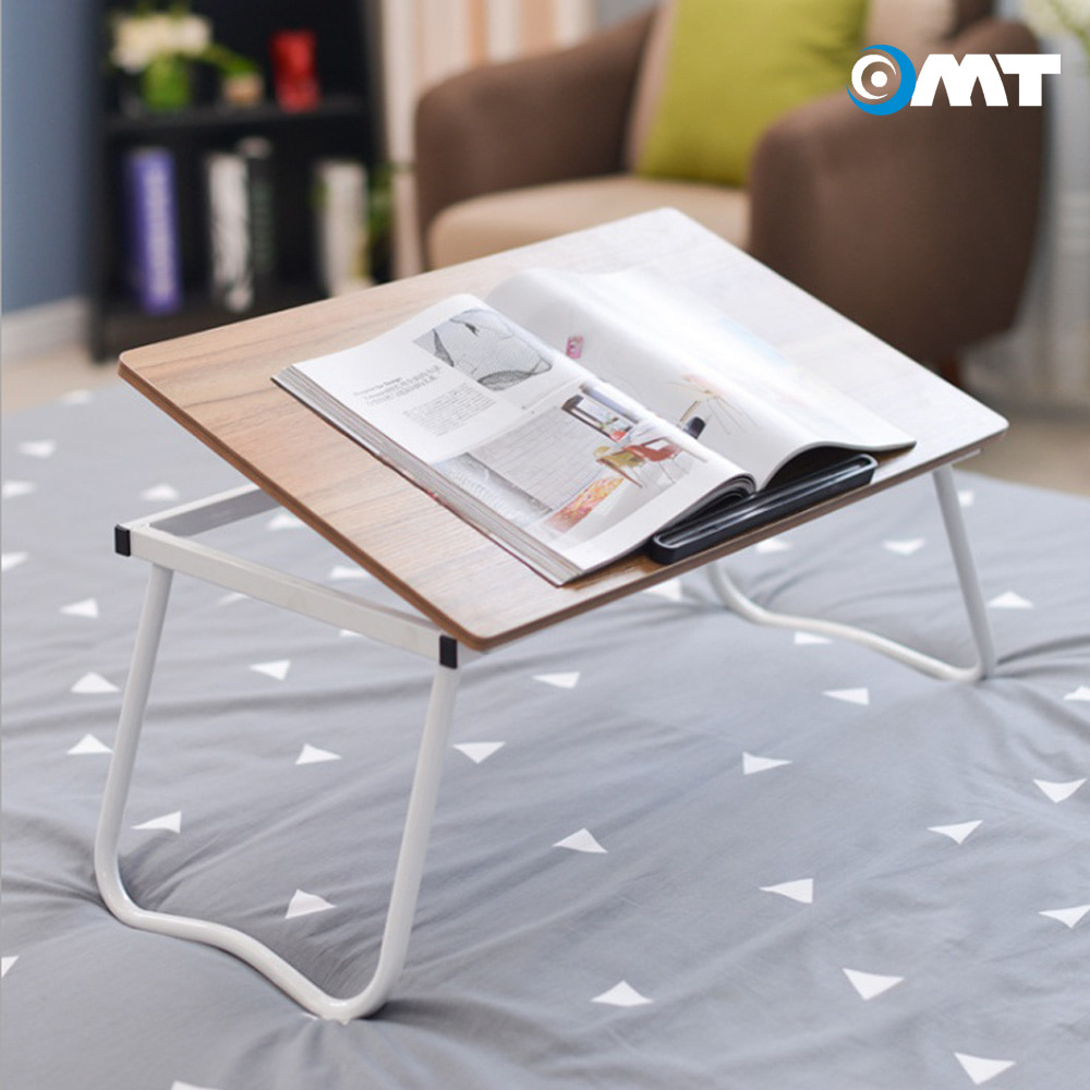 OMT ONA-A1 접이식 각도조절 좌식테이블 거실 침대 좌식 노트북 테이블 6단계 각도조절