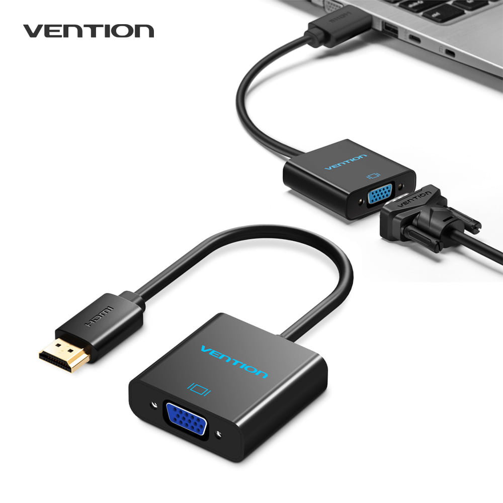 VENTION HDMI-VGA 변환 컨버터 V0325 V0425 RGB/VGA/영상젠더/변환젠더 AUX케이블 AUX단자 컨버터