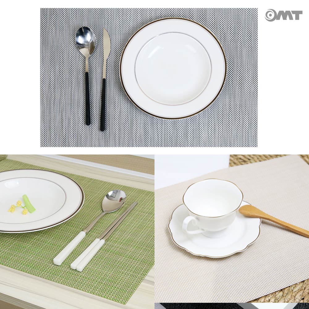 OMT 모던 플레이팅 테이블 식탁 매트 다이닝 매트 OTM-G