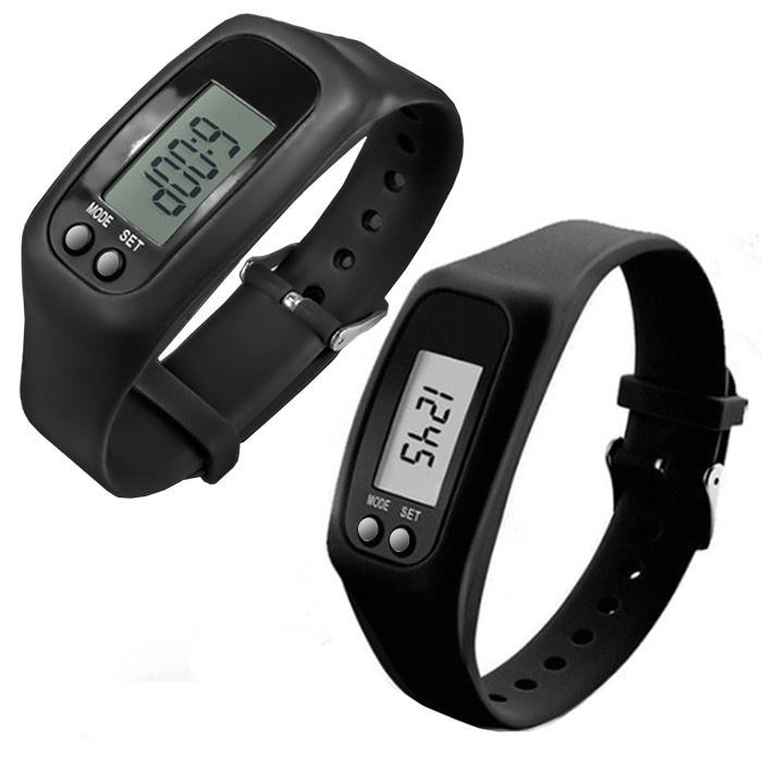 OMT 스포츠 헬스 디지털 손목 시계 만보기 OWT-M27 이동거리 칼로리소모
