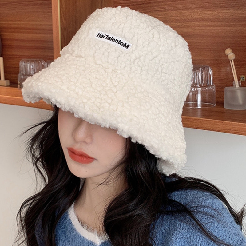 OMT 겨울 양털 뽀글이 벙거지 모자 버킷햇 OFS-HT59 후리스 방한 패션 모자