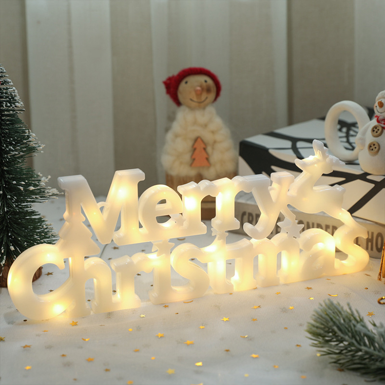 크리스마스 LED 조명 레터링 트리 네온 벽 장식 무드등 OL-APB1