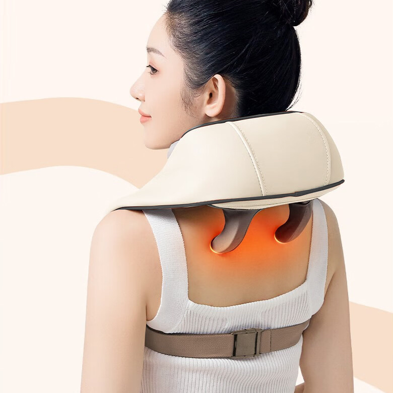 토어스 목 어깨 마사지기 주무름 지압 온열 충전식 무선 안마기 OMS-4HD